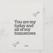 Elegant Wedding Invitation – Personalized 招待状 (裏面)