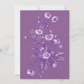 Elegant Wedding Invitation Template 招待状 (裏面)