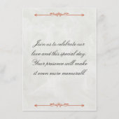 Elegant Wedding Invitation Template 招待状 (裏面)