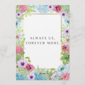 Elegant Wedding Invitation | Timeless Romantic 招待状 (裏面)