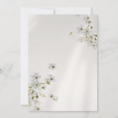 Elegant Wedding Invitation with Silver Glitter 招待状 (裏面)