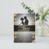 Elegant Wedding Invitations – Timeless Love in Eve ポストカード (スタンド正面)