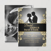 Elegant Wedding Invitations – Timeless Love in Eve ポストカード (正面/裏面)