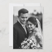 Elegant Wedding Invitations – Timeless Love in Eve 招待状 (裏面)