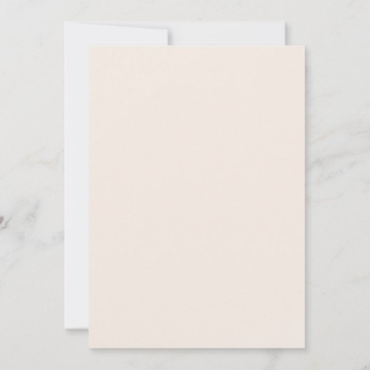 Elegant Wedding Itinerary Card 案内状 (裏面)