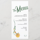 Elegant Wedding menu メニュー (正面)