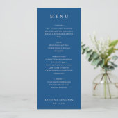 Elegant Wedding Menu Card メニュー (スタンド正面)