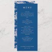 Elegant Wedding Menu Card メニュー (正面/裏面)