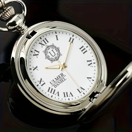 Elegant Wedding Monogram Custom Gift for Couples 腕時計