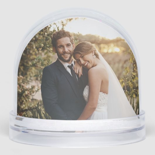 Elegant Wedding Monogram Keepsake Photo (正面)