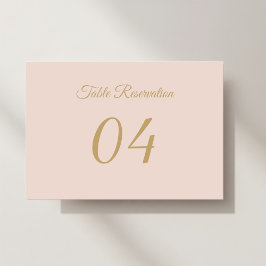 Elegant wedding placeholder テーブルナンバー