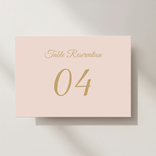 Elegant  wedding placeholder テーブルナンバー