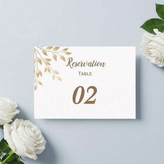 Elegant wedding placeholder プレイスカード