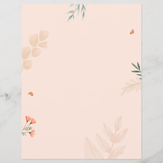 Elegant Wedding Planner Flyer | Modern Floral Desi チラシ (裏面)