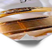 Elegant Wedding Rings with Silk Ribbon Romantic💍 ポスター (角)