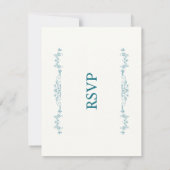 Elegant Wedding RSVP Card (裏面)