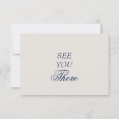 Elegant Wedding RSVP Card | Boho Old Money Vintage (裏面)