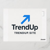 Elegant Wedding RSVP Card – Minimalist Design with 箔招待状ポストカード (裏面)