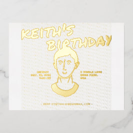 Elegant Wedding RSVP Card – Minimalist Design with 箔招待状ポストカード