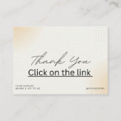 Elegant Wedding Services Invitation Flyer | Modern エンクロージャーカード (裏面)