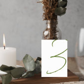 Elegant Wedding Table Number Card テーブルナンバー