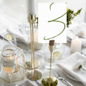 Elegant Wedding Table Number Card テーブルナンバー