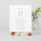 Elegant Wedding Table Seating Sign 招待状 (スタンド正面)