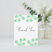Elegant Wedding Thank You Card | Classic Script De サンキューカード (スタンド正面)