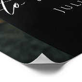 Elegant wedding welcome photo ポスター (角)