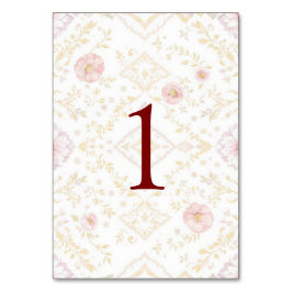 Elegant weeding table number テーブルナンバー