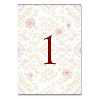 Elegant weeding table number テーブルナンバー