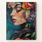 Elegant Whispers of Bloom ノートブック (裏面)