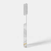 Elegant White And Gold Marble iPhoneケース (右側面)