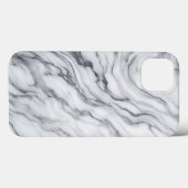 Elegant White and Grey Marble phone case - Modern  Case-Mate iPhoneケース (裏面 (横))