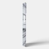Elegant White and Grey Marble phone case - Modern  Case-Mate iPhoneケース (裏面 / 右)