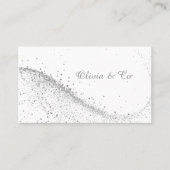 Elegant White Business Card 名刺 (正面)