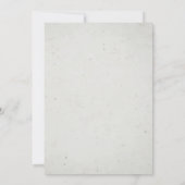 Elegant White Cherry Blossom & Gold Script Wedding 招待状 (裏面)