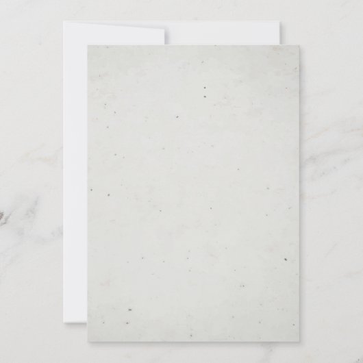 Elegant White Cherry Blossom & Gold Script Wedding 招待状 (裏面)