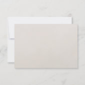 Elegant White Floral Funeral Thank You Card サンキューカード (裏面)