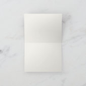 Elegant white floral Sympathy サンキューカード (内部)