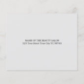 Elegant White Grey Photo Massage Therapist チラシ (裏面)