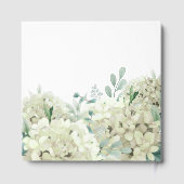 Elegant White Hydrangea Baptism ゲストブック (裏面)