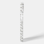 Elegant White iPhone Case with Textured Relief Case-Mate iPhoneケース