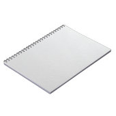Elegant White Leather Texture Writing Notebook ノートブック (左側)