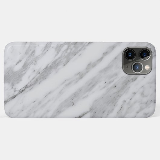  Elegant White Marble Case-Mate iPhoneケース (裏面(横))