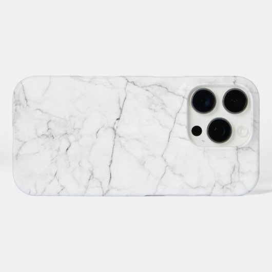 Elegant White Marble  Case-Mate iPhoneケース (裏面 (横))