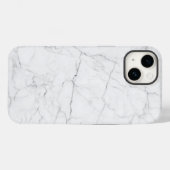 Elegant White Marble Case-Mate iPhoneケース (裏面 (横))
