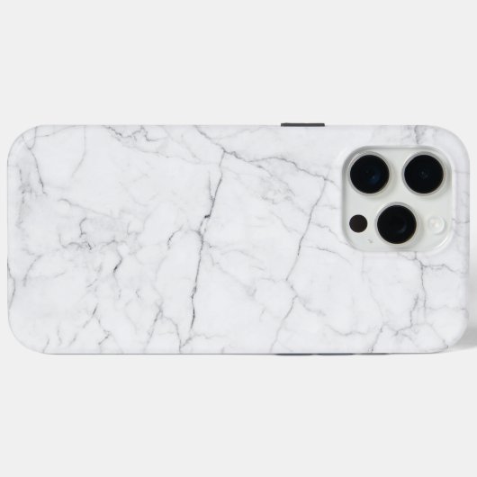 Elegant White Marble  Case-Mate iPhoneケース (裏面 (横))