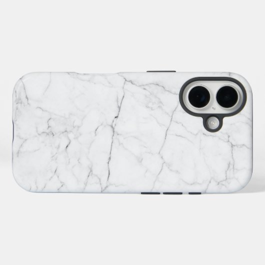 Elegant White Marble Case-Mate iPhoneケース (裏面 (横))