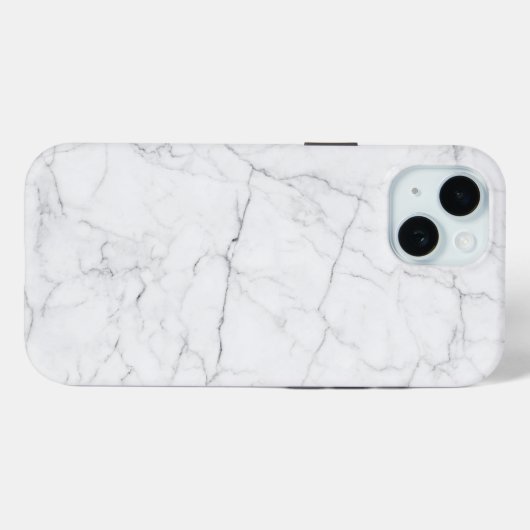 Elegant White Marble  Case-Mate iPhoneケース (裏面 (横))